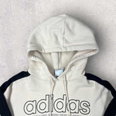 Adidas Cropped Graphic Hoodie - UK6
